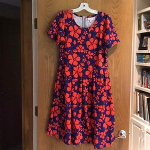 Lularoe Amelia dress floral sz XL